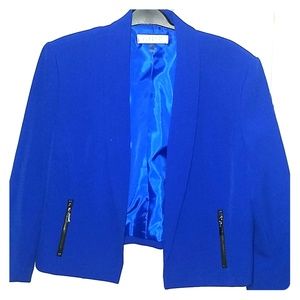 Royal blue short blazer